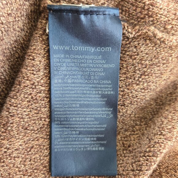 L Tommy Hilfiger womens 100% premium cotton V neck sweater - Picture 5 of 9